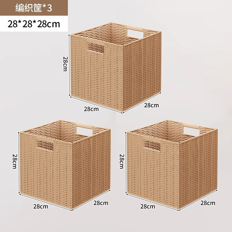 Solid wood bookshelf shelf floor-to-wall combination lattice cabinet living room kindergarten storage low household bookcase