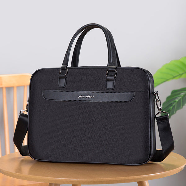 Yiyun Morning Briefcase Customized Business Document Bag Men's Handbag Briefcase Document Bag Conference Bag Printing