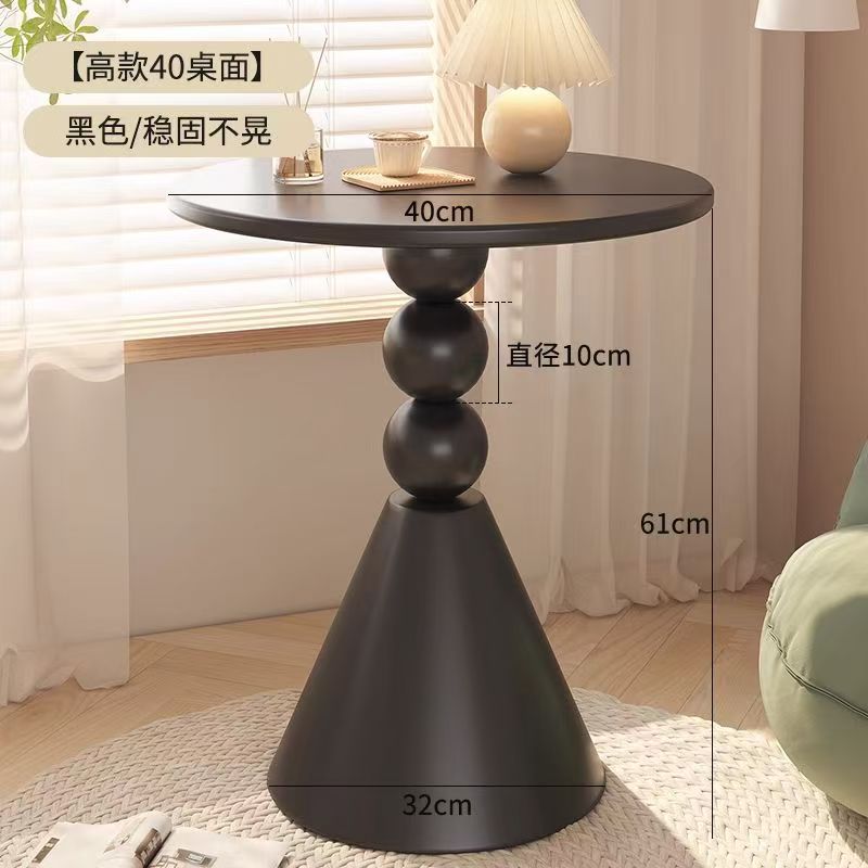 Round slate coffee table combination living room for home italian normcore tea table large and small apartmentaccessible luxuryclassy sense tea table
