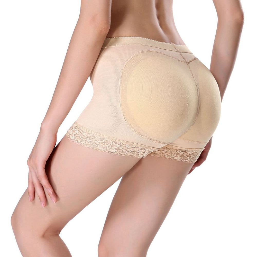Fashion cross-border hot fake butt butt lace lace body shaping pants padded women's butt lifting corset underwear