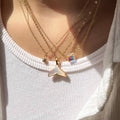 Mermaid necklace wholesale cross-border simple jewelry female niche accessible luxury stacked design sugar cube clavicle chain combination