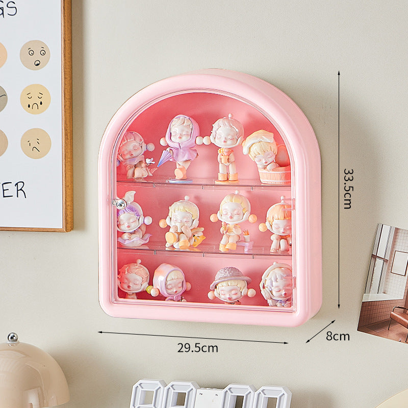 Blind Box Storage Display Cabinet Large Capacity POP MART Lego Figure Display Box Dust Storage Box Doll