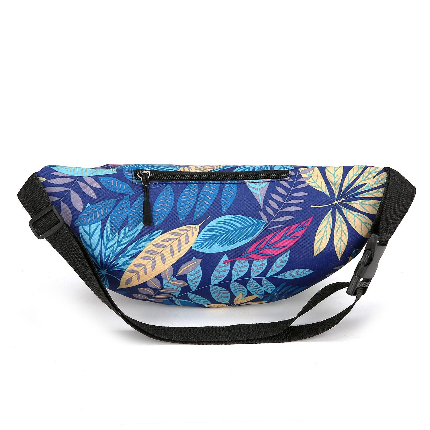 New fanny pack, women's mobile phone bag, casual messenger bag, printed close-fitting stall, wallet, travel backpack.