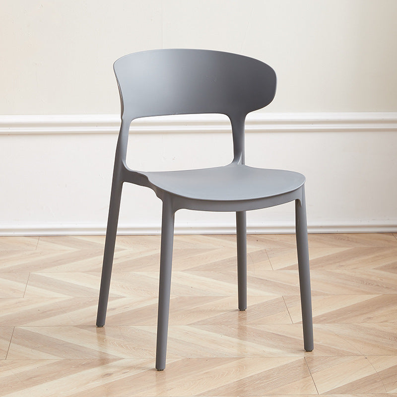 Thickened plastic chair commercial restaurant chair for home dining chair popular back chair office stool training conference seat