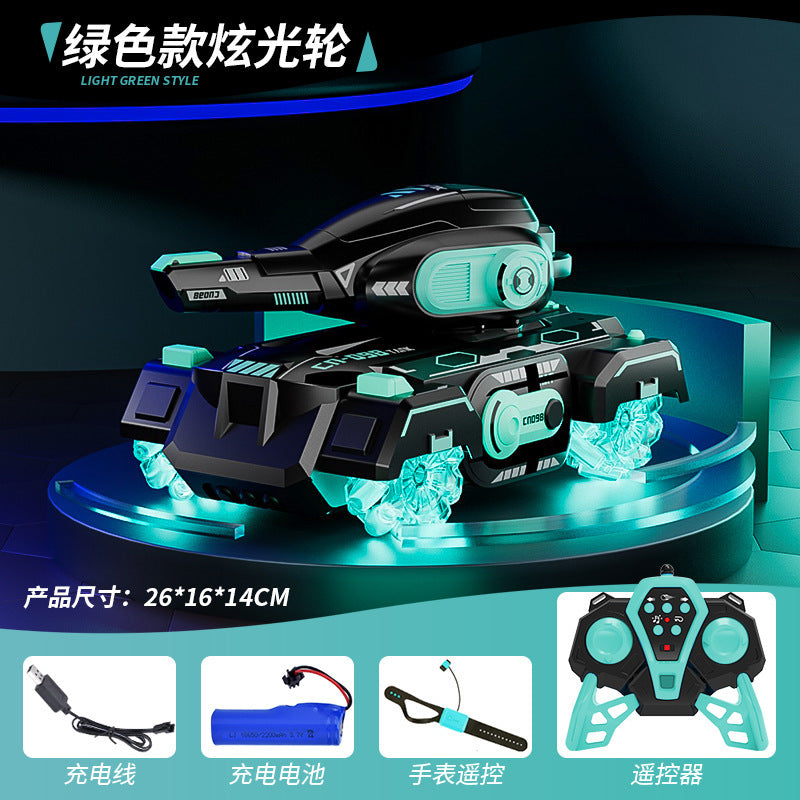 gesture-sensing remote control tank car can send water bombs to the mcnamee wheel remote control tank armor kids toys