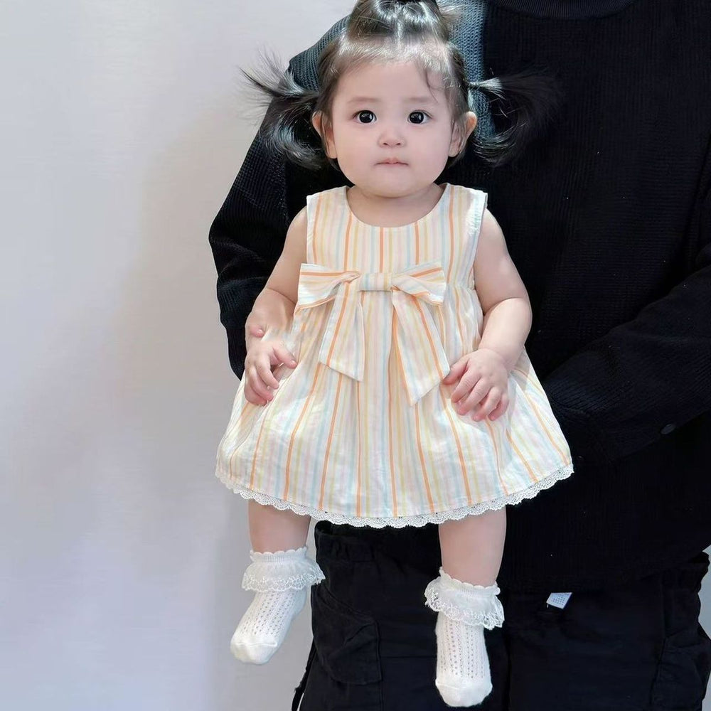 Baby summernew arrivalsweet princess bag skirt baby summer thin one-piece jumpsuit western stylecute sleeveless haki