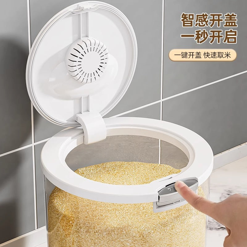 Rice bucket household insect-proof moisture-proof sealed bucket rice bucket rice flour storage tank container large capacity rice bucket box