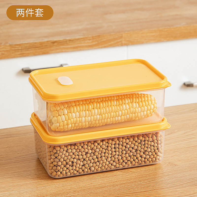 Kitchen Food Refrigerator Storage Box Transparent Sealed Fruit Food Fresh-keeping Box Food Grade Plastic Japanese Bento Box