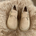 Thick solefleece-lined bean birkenstock shoes women's 2025new arrival autumn winter maomao loafers birkenstock cotton shoes snow boots