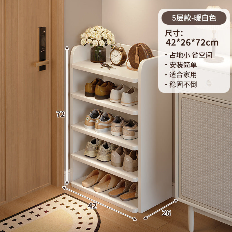 Shoe rack, multi-layer simple small and narrow rental house at the entrance of the home, rental good things 2025 new indoor shoe cabinet