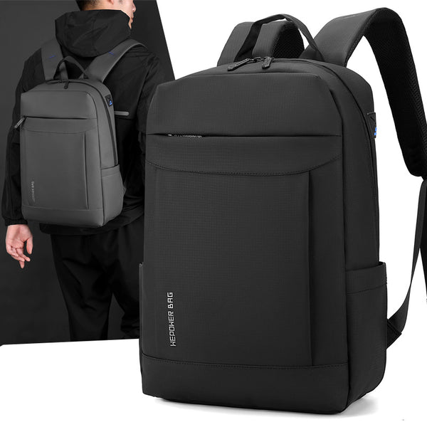 WEPOWER New Men's Large Capacity School Bag Junior High School Student Bag Casual Light Backpack Travel Backpack