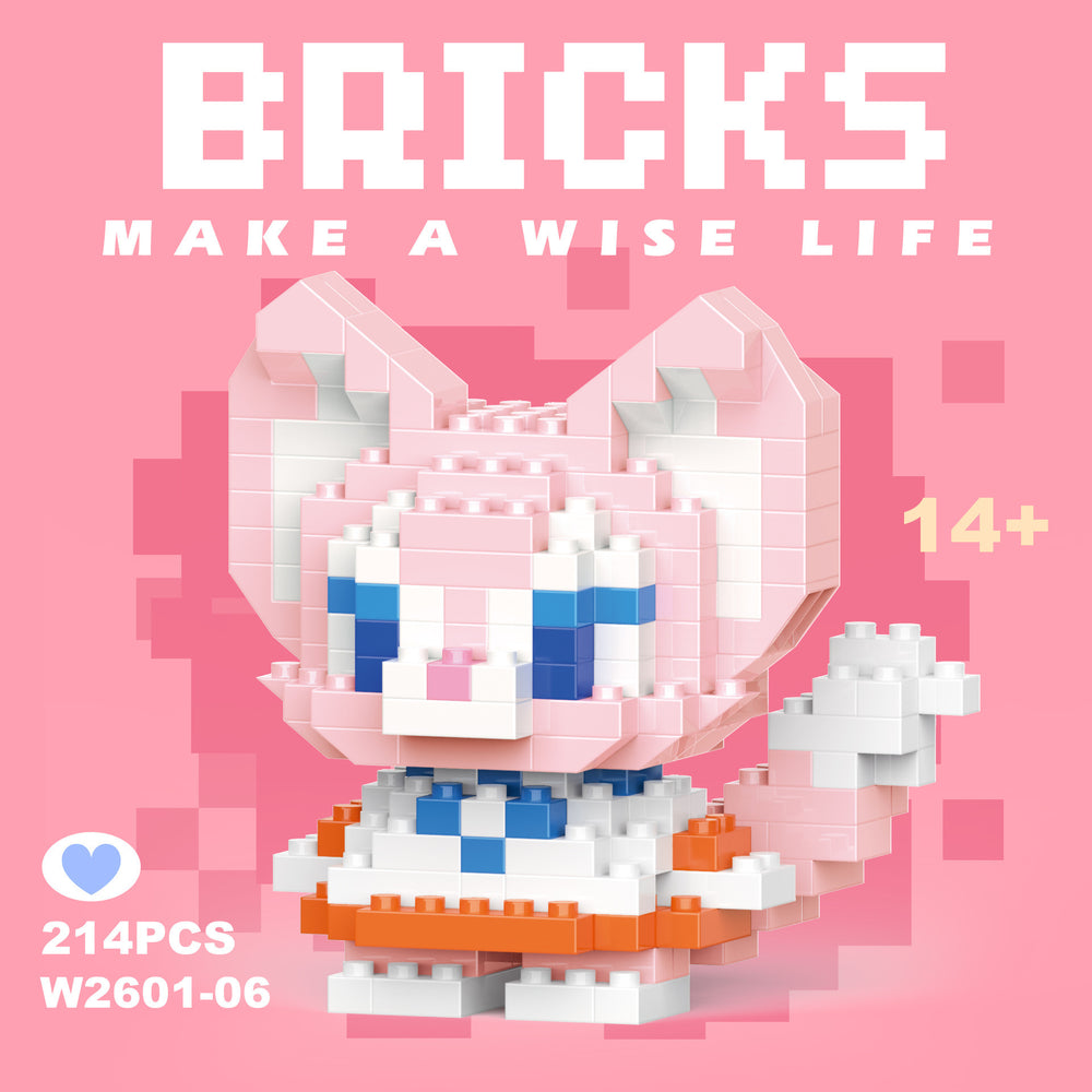 Compatible with lego bricks, children's educational blind box figurines, assembly toys, gifts, micro-pellet building blocks for boys and girls