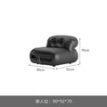 Italian medieval style soriana big steel teeth leather sofa designer style living room retro popular hippo sofa