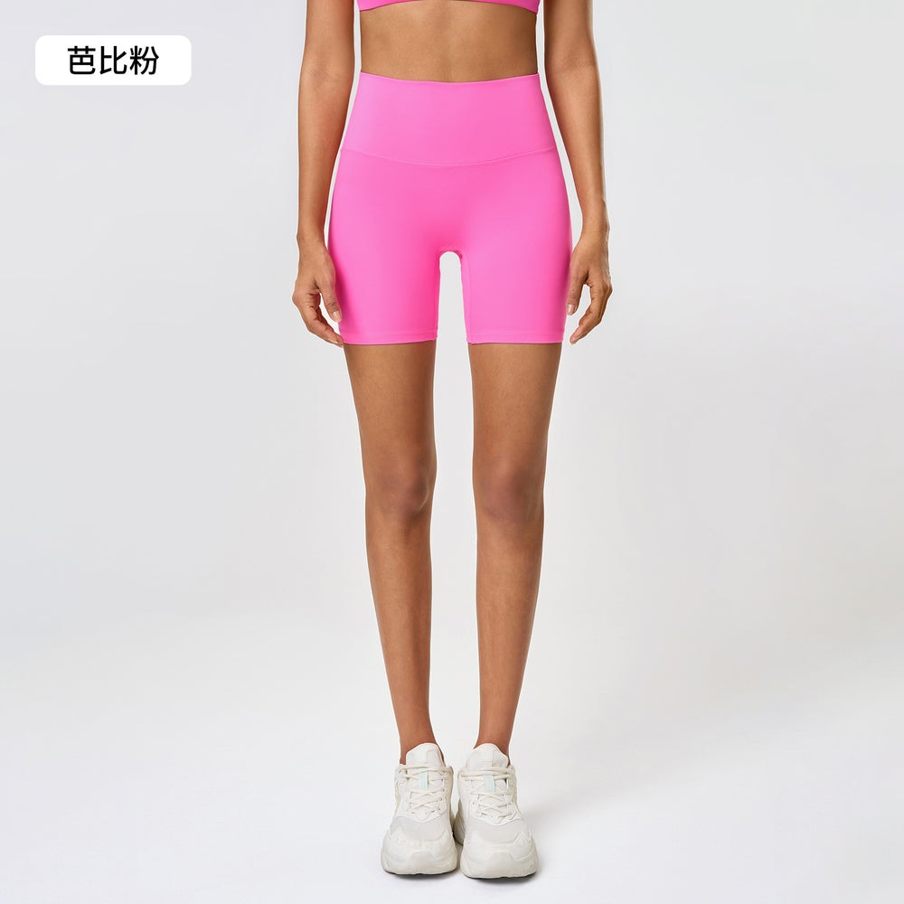 New arrival: seamless, barely-there yoga shorts - double-sided brushed, compression fit, workout & fitness capri leggings for women (model: dk067)