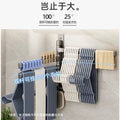 Balcony clothes hanger storage handy gadget multi-layer storage rack can be rotated without punching holes balcony drying clothes storage rack hook