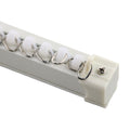 Curtain rod curtain track pulley silent wholesale aluminum alloy thickened single and double slide rail ultra-thin straight rail manufacturer direct hair