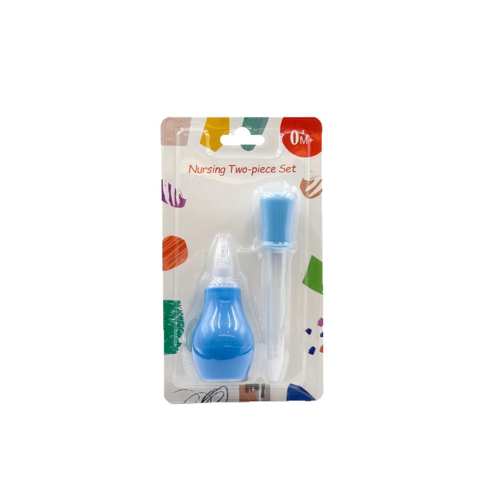 English Card Baby Nose Suction Baby Hand Pump Silicone Nose Suction Children's Snot Cleaner Wholesale