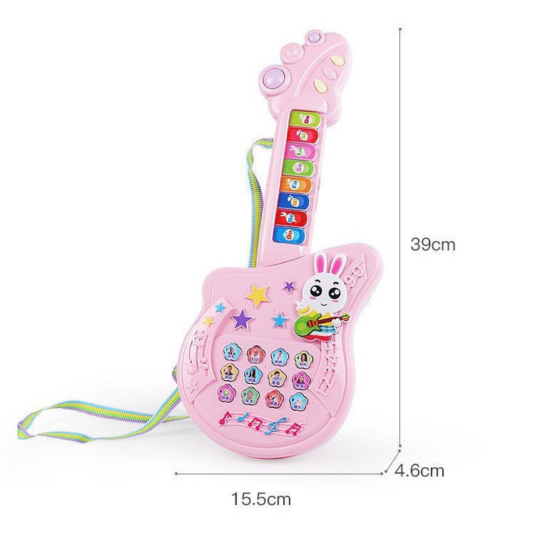 Wholesale children's musical guitar early education toy piano playable enlightenment instrument multifunctional electronic keyboard ukulele
