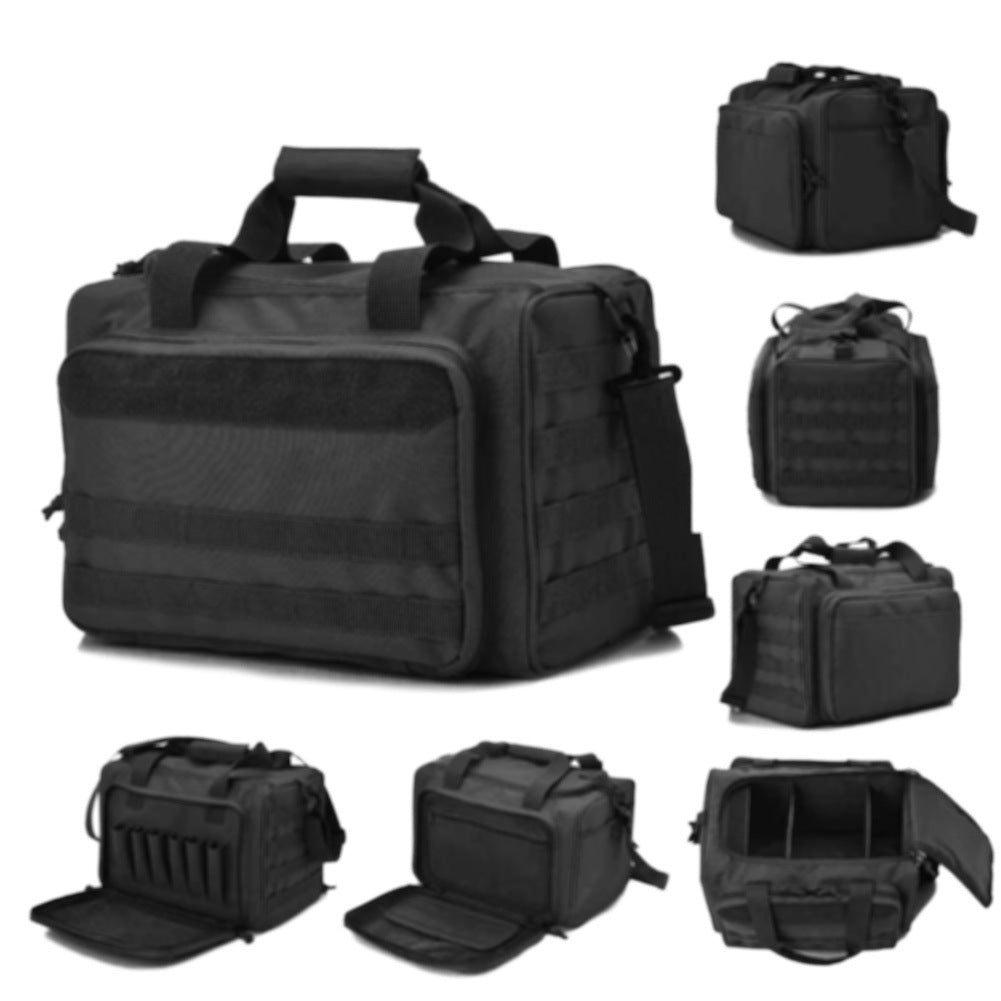 Spot Outdoor Tactical Multifunctional Large Capacity Storage Sports Handbag Gun Bag Oxford Waterproof Field Military Fan Bag