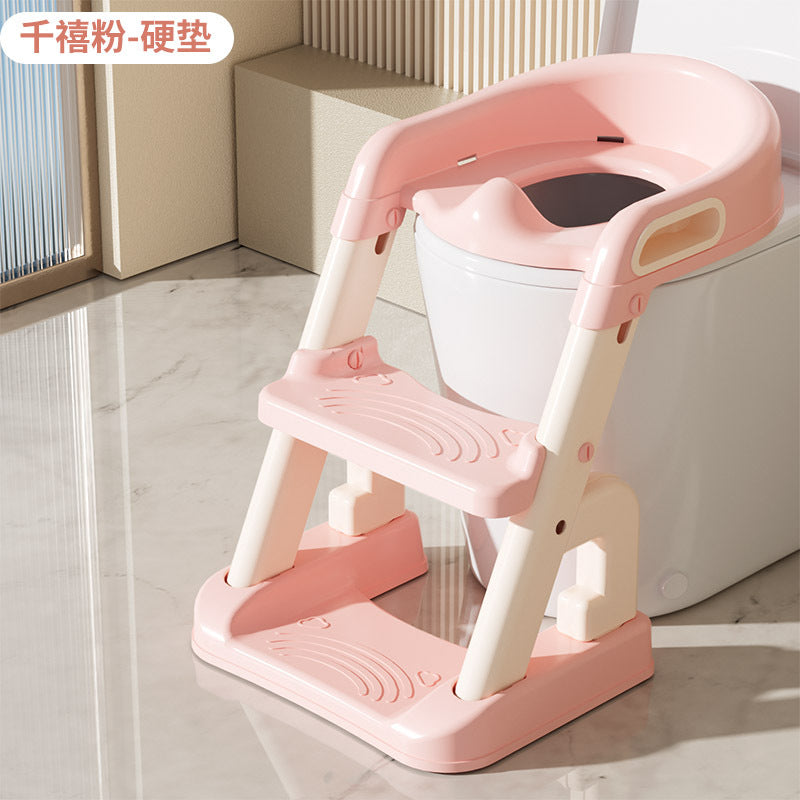Kids toilet toilet stairs male child urinal basin ring female baby special baby foldable ladder foot stool