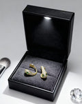 Micro-paved zircon snake earrings - women's luxury fashion, trendy, high-end, unique design, clip-on earrings