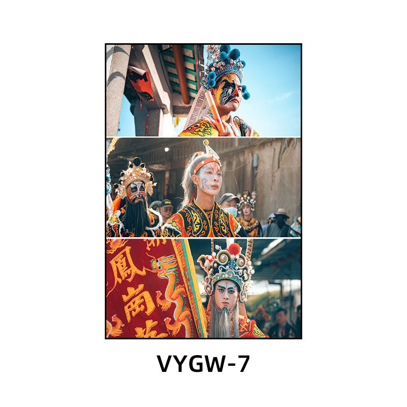 Chaoshan English song and dance decorative painting restaurant hotel box ethnic characteristics traditional culture hanging painting hot pot shop mural