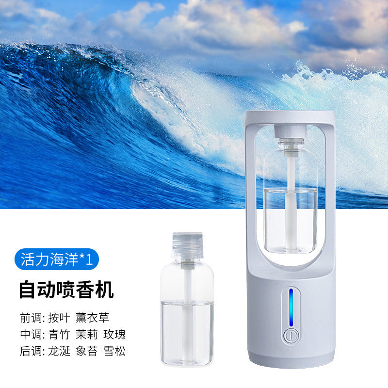 New automatic scent diffuser for home, hotel, humidifier, bedroom, bathroom - smart aroma diffuser, mist diffuser, cross-border e-commerce