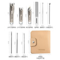 Portable stainless steel nail clipper set - angled edge nail clippers, grooming & beauty tools, nail nipper & scissors set