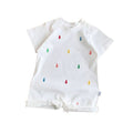 Baby boy short-sleeved jumpsuit summer thin infant clothing summer clothing infant rompers summer outing clothing