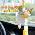 Car pendant empty bottle gourd hanging ornaments car rearview mirror car decoration double ears empty bottle pendant street stall