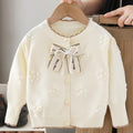 Girls' knitted sweater and pants set - new autumn  collection - sweet two-piece outfit for little girls