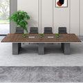 Saint li large conference table, rectangular meeting table, modern minimalist style, ideal for negotiations and boardrooms
