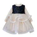 Girls' dress:  autumn new collection - baby girl hepburn style chic sundress birthday gift two-piece sweet outfit