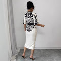 shein cross-border  independent station fashion export printing dress