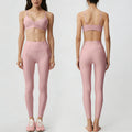 new arrival yoga clothes high waist hip lift tummy control slimming look sling beautiful back running sports intimates bra suit for women