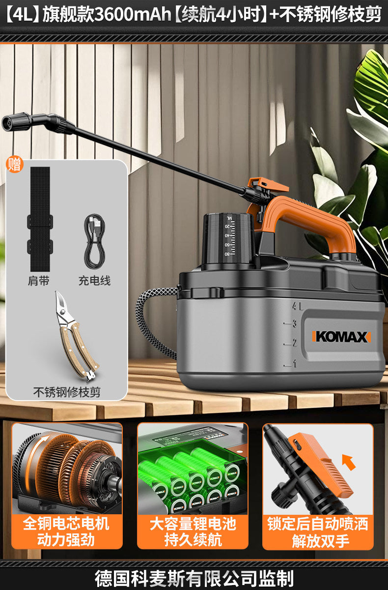 Multifunctional electric backpack sprayer - manual/automatic agricultural disinfection, epidemic prevention, and landscaping sprayer