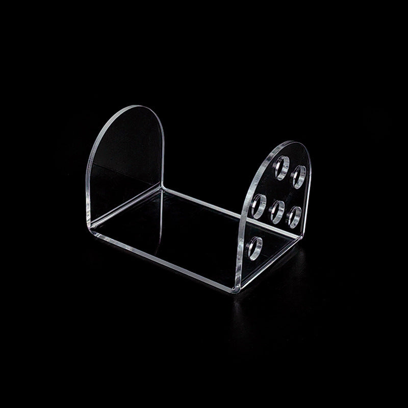 Square acrylic storage rack, hairstylist, professional hairdressing comb, scissors, transparent rack, hair salon, scissors storage rack.