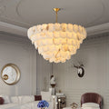 natural marble living room chandelier modern style villa lighting all copper wall lamp accessible luxury spanish import french style
