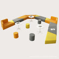 Office sofa irregular shape training institution patchwork sofa reception rest area business reception casual sofa sf-06