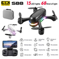 s88 drone 4k dual camera aerial photography quadcopter optical flow positioning remote control aircraft portable model aircraft