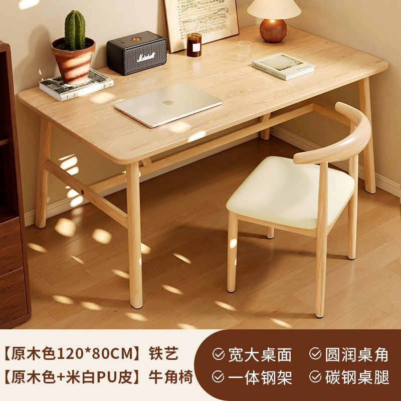 Computer desk bedroom for home desk office table girl casual workbench rectangular simple rental house table and chair
