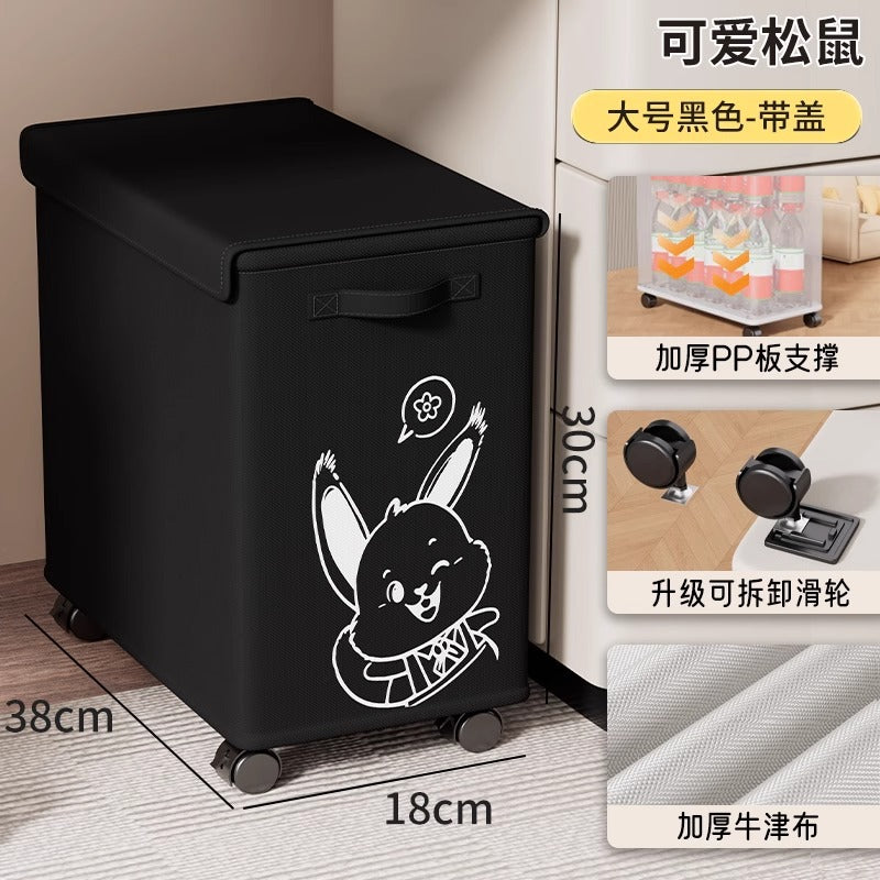 Office Storage Basket Under Table Station Removable Wheel Shelf Cart Dormitory Snack School Bag Storage Rack