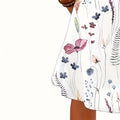wholesale women's short-sleeved dresses, fashionable women's dresses for spring, summer, and autumn, new cross-border printed designs