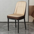 [reinforced carbon steel integrated frame + black legs] camel color front + brown back