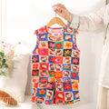 Kids' tank top pajama set - new summer sleeveless shorts loungewear for boys and girls