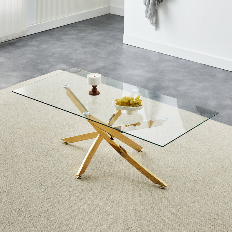 tempered glass dining table small apartment round table for home round negotiation table dining tables