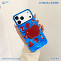 Fyd water ripple suitable for apple 17pro mobile phone case retro style oil painting apple iphone16pm protective cover 15