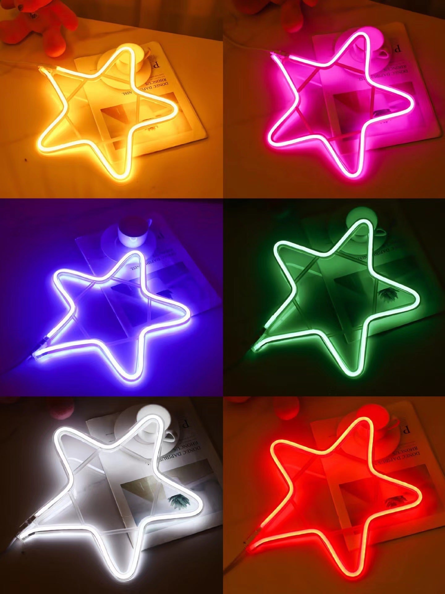 LED pentagram snowflake light Christmas modeling light Outdoor waterproof street lighting Holiday moon decoration hanging tree light