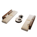 Nordic light luxury modern curved hallway sofa, designer style for small apartments, living rooms, beauty salons, reception areas, and photography studios