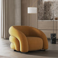 Designer lazy sofa chair modern living room single casual chair balcony lounge chair creative popular style fabric ball chair